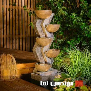 آبنمای مدرن و زیبا فروشگاه مهندس نما