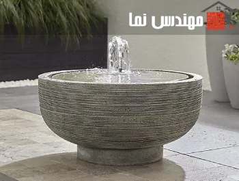 انواع آبنما سنگی و نکات قبل از نصب آبنما سنگی | مهندس نما