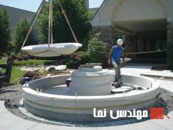 نصب آبنما توسط فر.شگاه مهندس نما