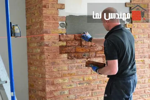 نحوه نصب صحیح آجر نما: مراحل دقیق برای نصب هر آجر | مهندس نما