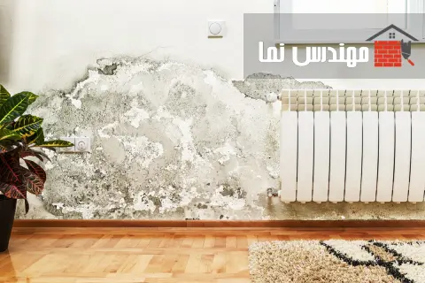 نفوذ رطوبت و آسیب به سازه پشت آجر نما | مهندس نما