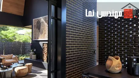 آجر نما مشکی؛ برای برندهای جوان و خلاق | مهندس نما