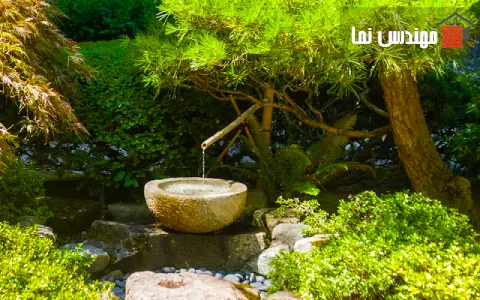 جایگاه آب در باغهای ژاپنی | مهندس نما