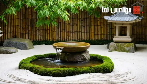 چرا آبنما سنگی انتخاب مناسبی برای این سبک است | مهندس نما